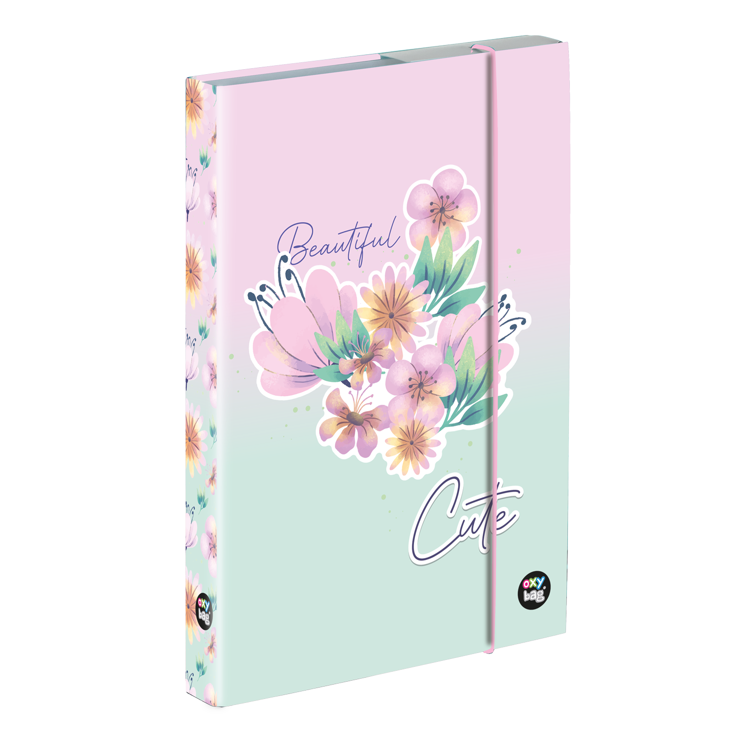 Levně Oxybag Box na sešity A4 Flowers