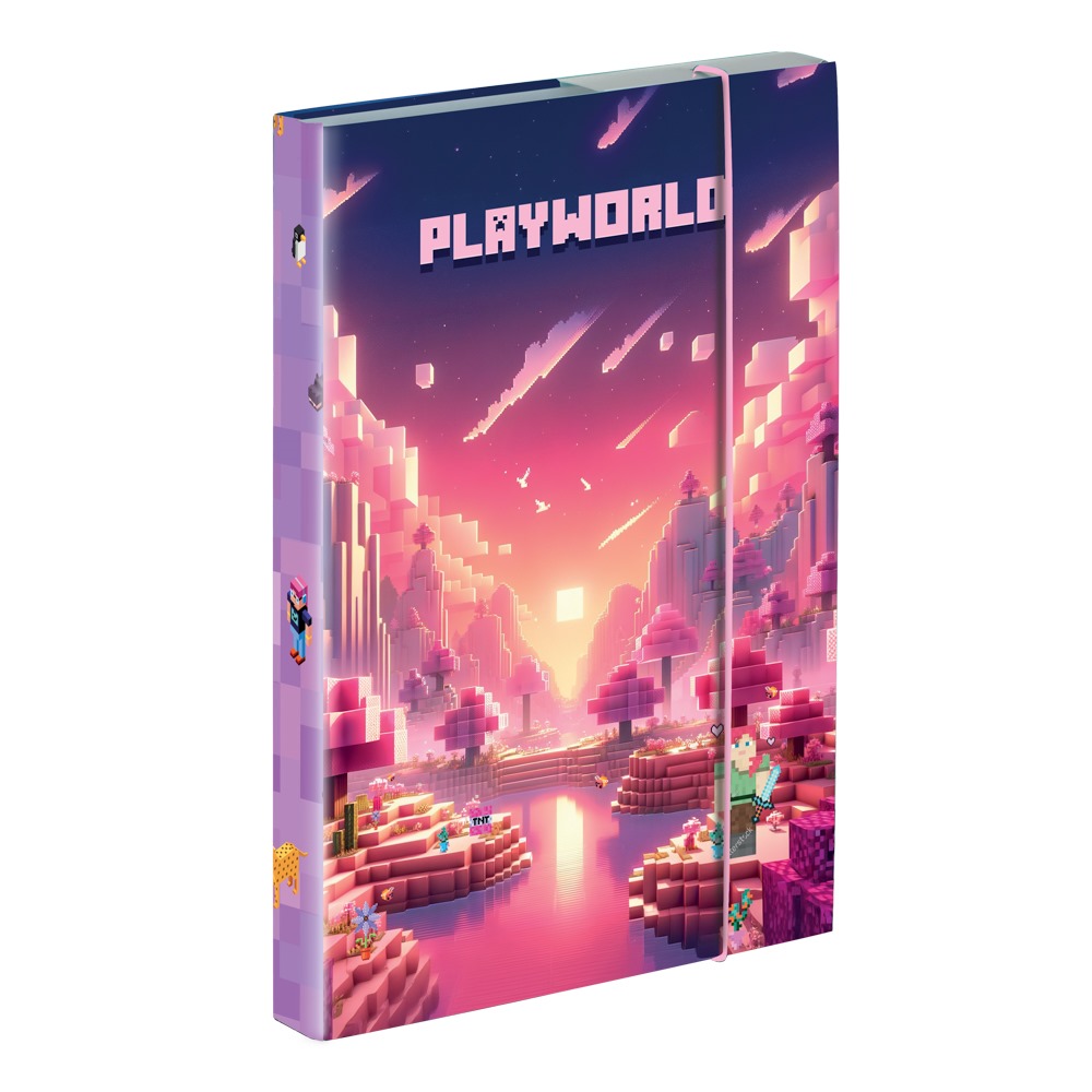 Levně Oxybag Box na sešity A4 Playworld Girl