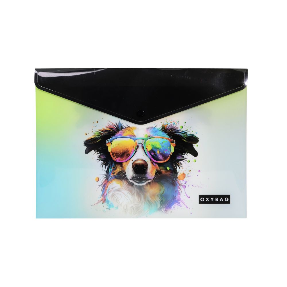 Oxybag Psaníčko s drukem A4 crazy animals pes