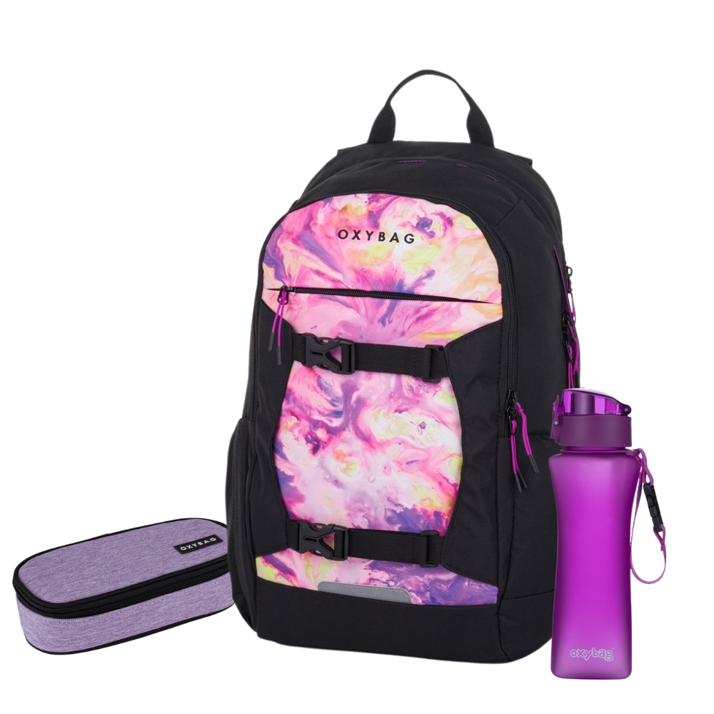 Levně Oxybag Školní set 3 ks OXY Zero Batik