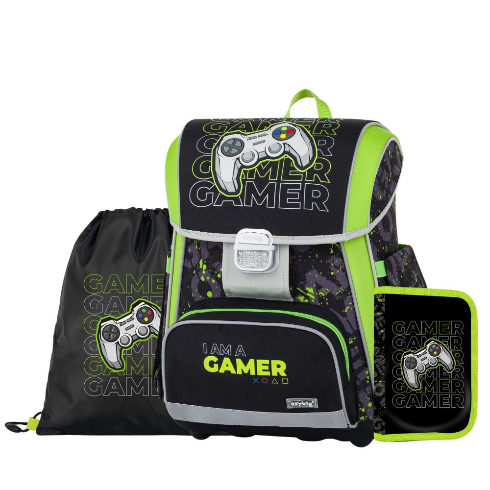 Levně Oxybag Školní set 3ks PREMIUM Gamer