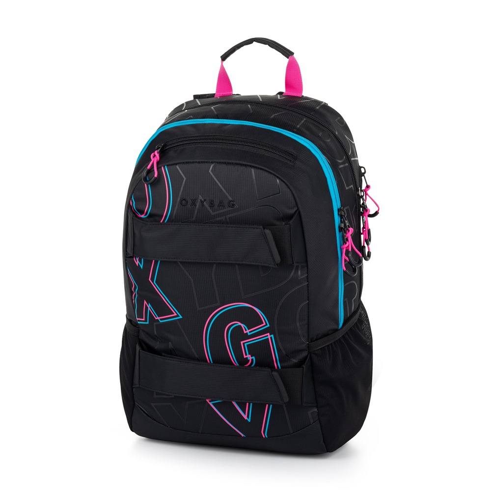 Levně Oxybag Studentský batoh OXY Sport Font Neon