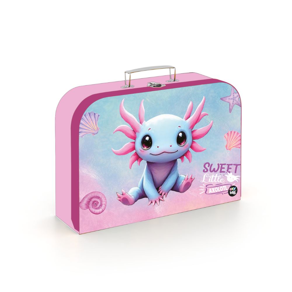 Levně Oxybag Kufřík lamino 34 cm Axolotl