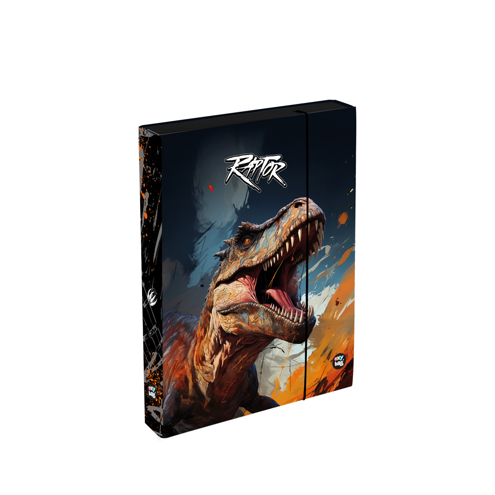 Levně Oxybag Box na sešity A5 Jumbo Dino Raptor