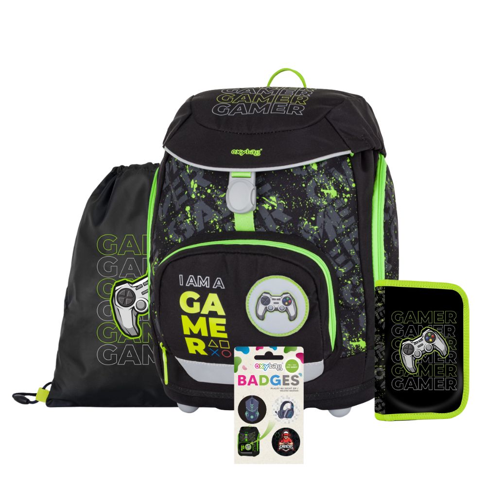 Oxybag Školní set 4ks OXY Sherpy Gamer