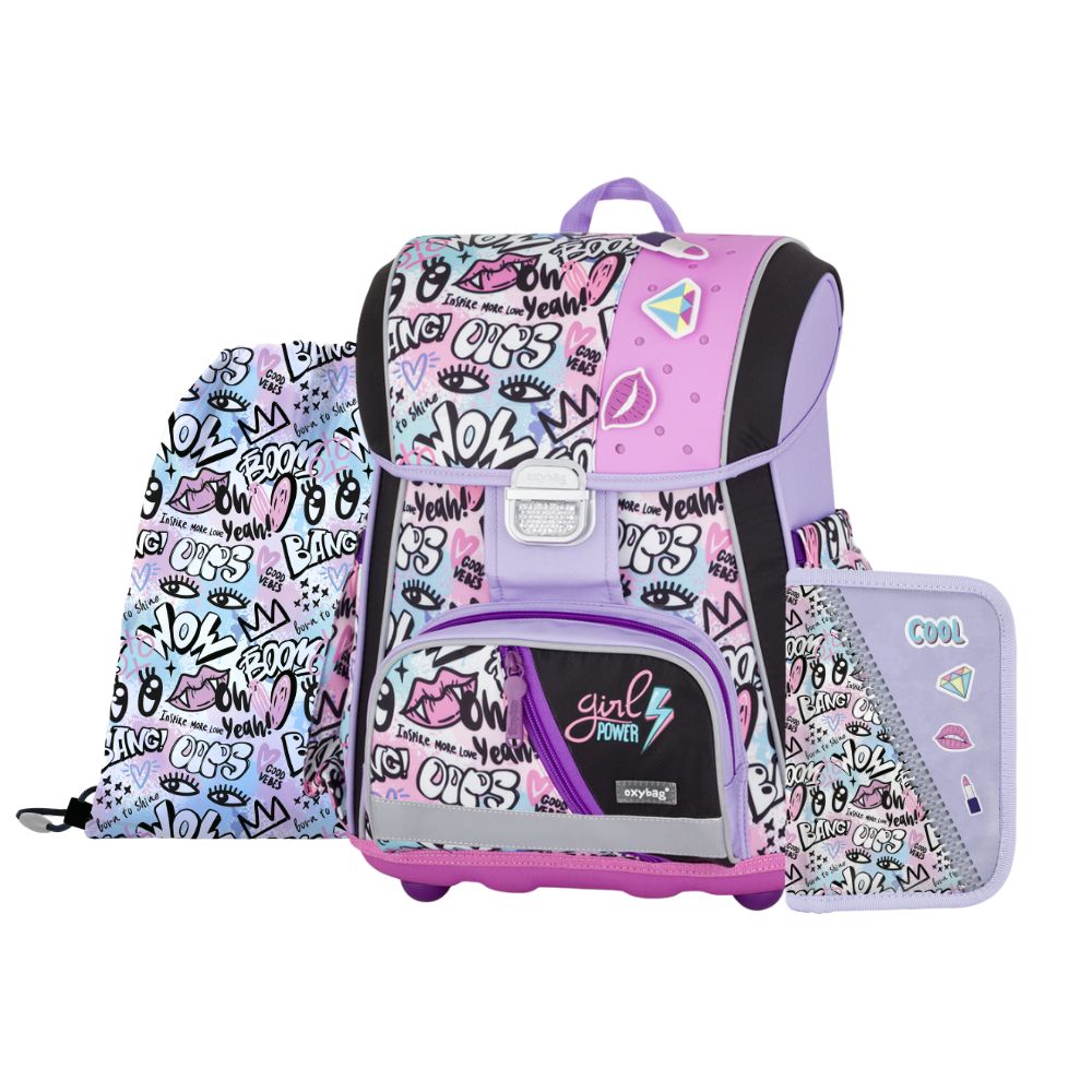 Oxybag Školní set 3ks PREMIUM Funny Girl