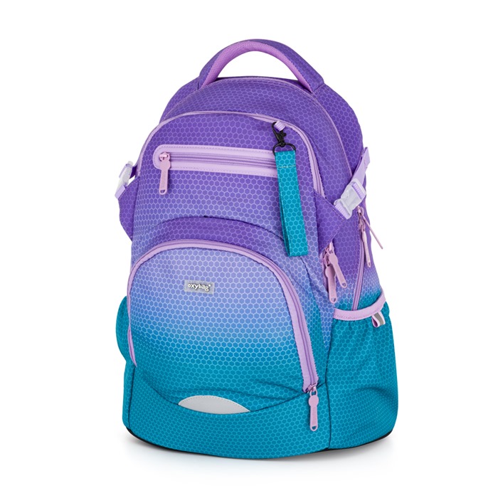 Levně Oxybag Studentský batoh OXY Ombre Blue - Pink