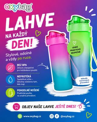 Láhev, kterou děti milují a rodiče ocení Ať už do školy, na výlet nebo na trénink správný pitný režim je základ. Proto...