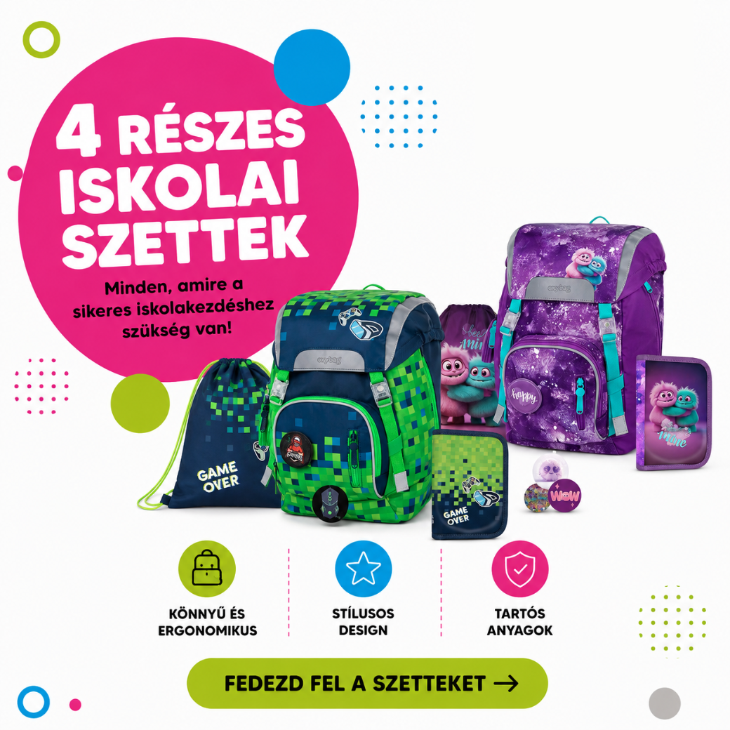 4 részes iskolai szettek