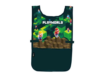 Kötény poncsó Playworld zöld-barna