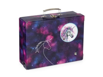 Laminált tok négyzet A4 OXY GO Unicorn lila