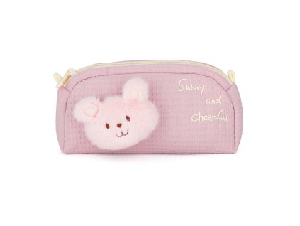 Gyermek plüss tolltartó – Rózsaszín medve