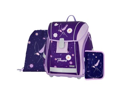 3 részes szett PREMIUM Light Flowers lila