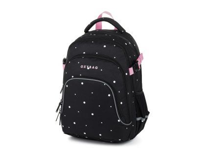 Diákhátizsák OXY SCOOLER Dots pink