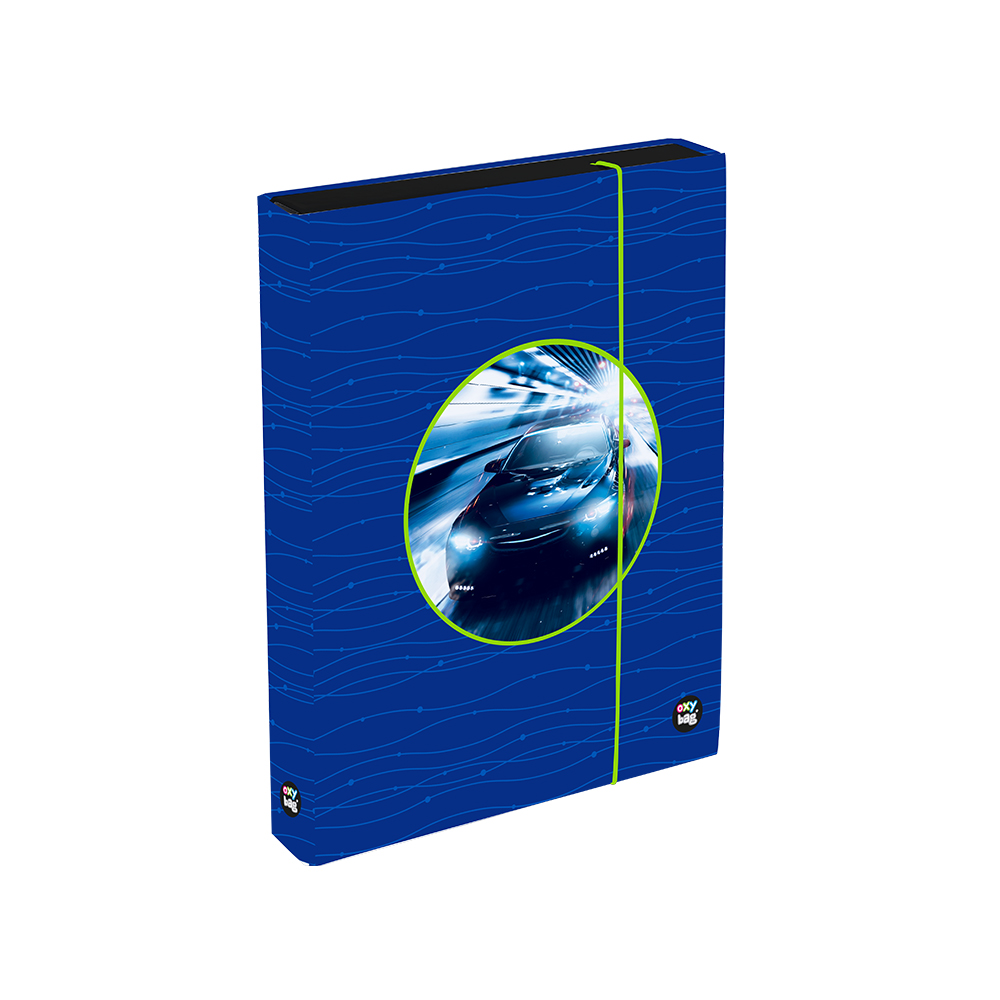 Füzetbox A4 Jumbo OXY Sherpy Blue akciós termékkép 1