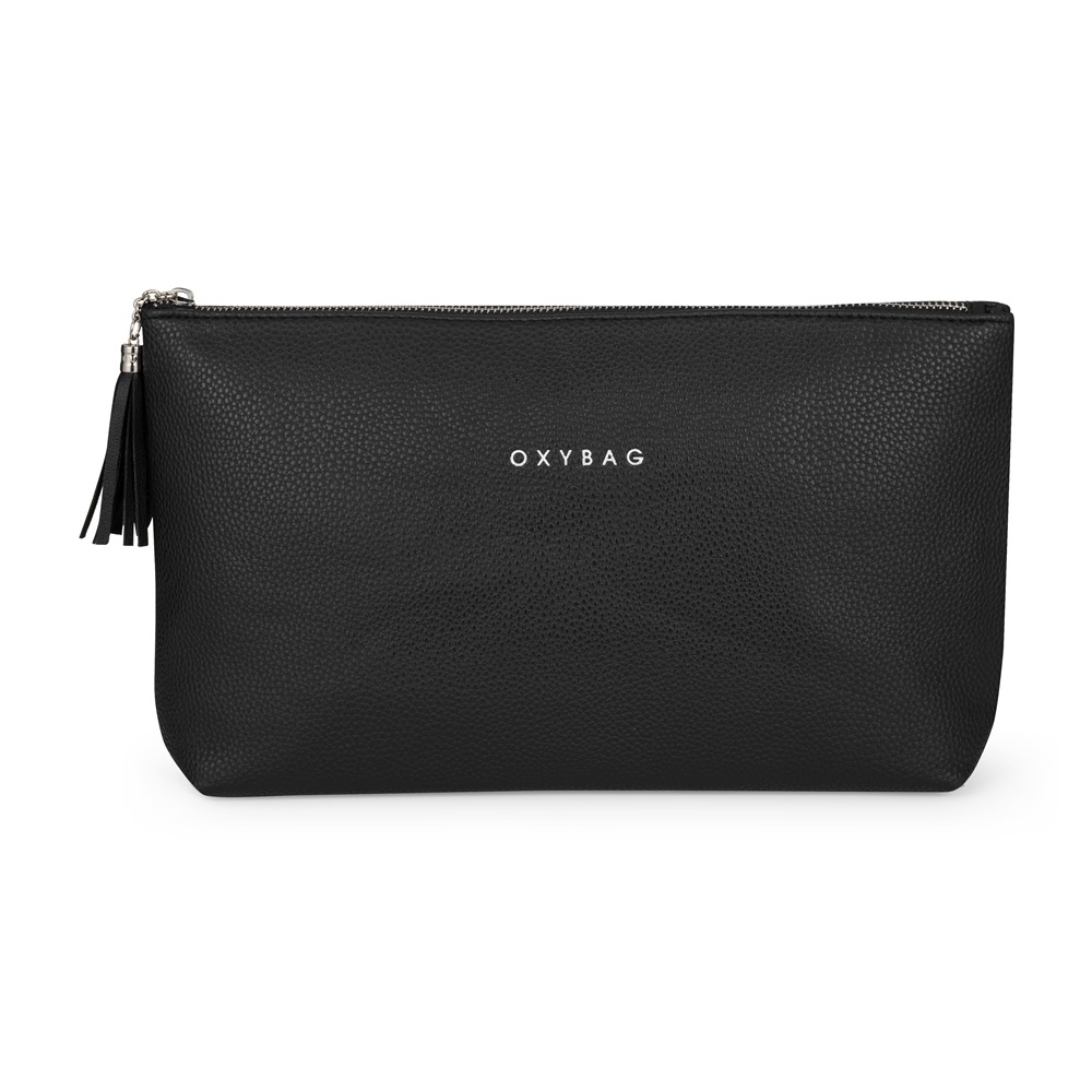 Kozmetikai táska ELEGANCE MAXI Leather Black akciós termékkép 1