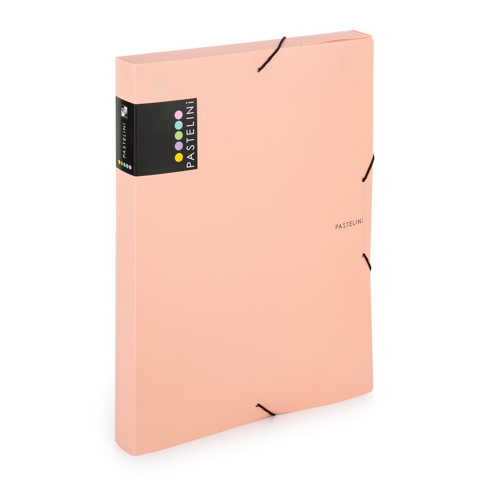 PP doboz gumival A4 PASTELINi sárgabarack akciós termékkép 1