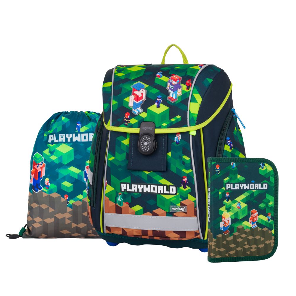 3 részes szett PREMIUM Light Playworld zöld-barna akciós termékkép 1