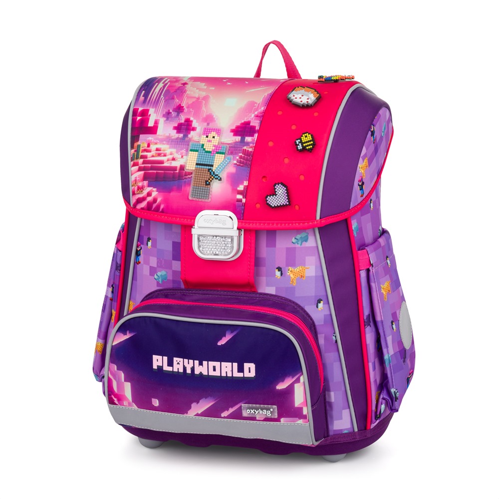 Iskolai hátizsák PREMIUM Playworld Girl akciós termékkép 1