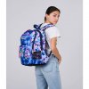Diák hátizsák ADVANCED POCKETS BLUE PRINT