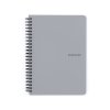 Ikervezetékes blokk A5 PP PASTELINi szürke