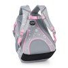 Diákhátizsák OXY SCOOLER Grey geometric Pink style