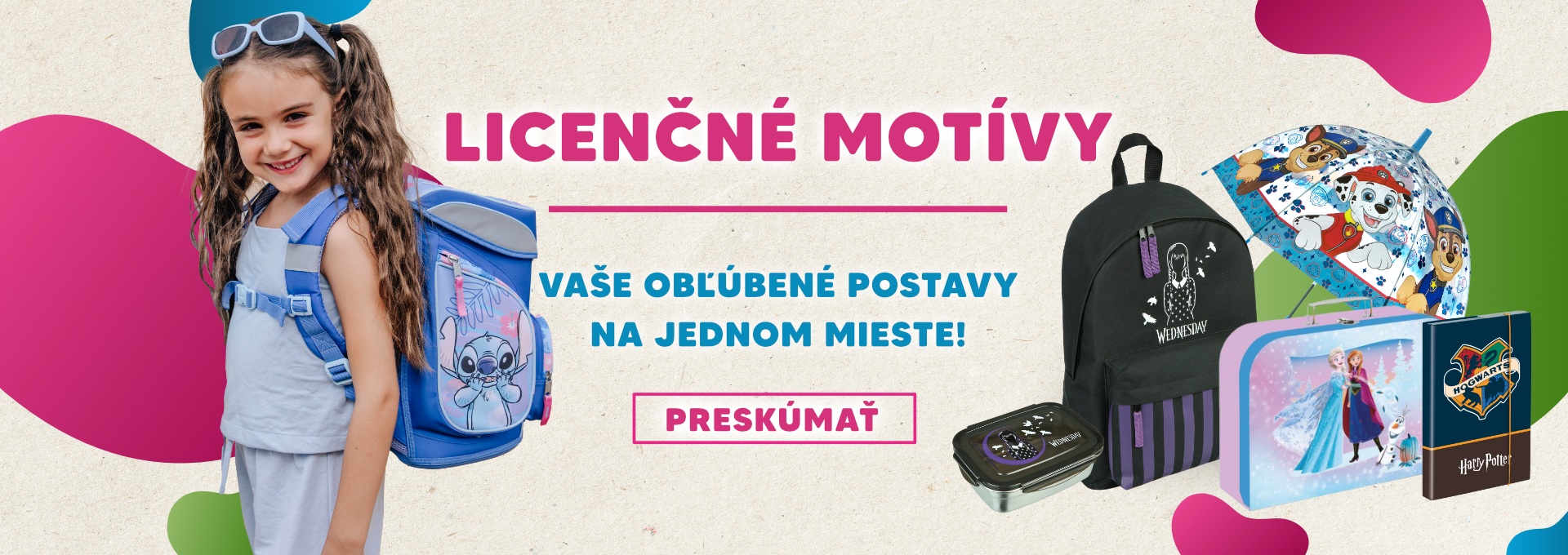 Licenčné motívy Oxybag
