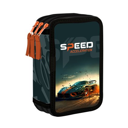 7 90824 Car24 Pencil case triple
