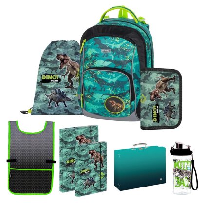 7390 8 skolni set 8ks oxy go dino zeleny 1