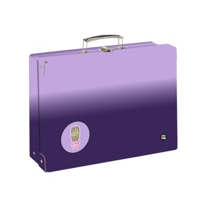 Kufrík lamino hranatý A4 OXY NEXT Ombre Purple