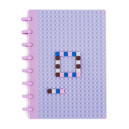 Blok A5 Brick blok fialový
