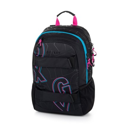 Študentský batoh OXY Sport Font Neon