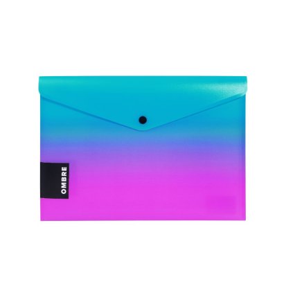 Psaníčko s drukem A4 OMBRE ružová