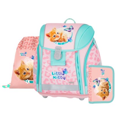 Školský set 3-dielny PREMIUM LIGHT Mačka Little Kitty