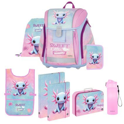 Školský set 8-dielny PREMIUM Light Axolotl