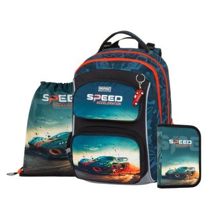Školský set 3-dielny OXY JUMPER Auto