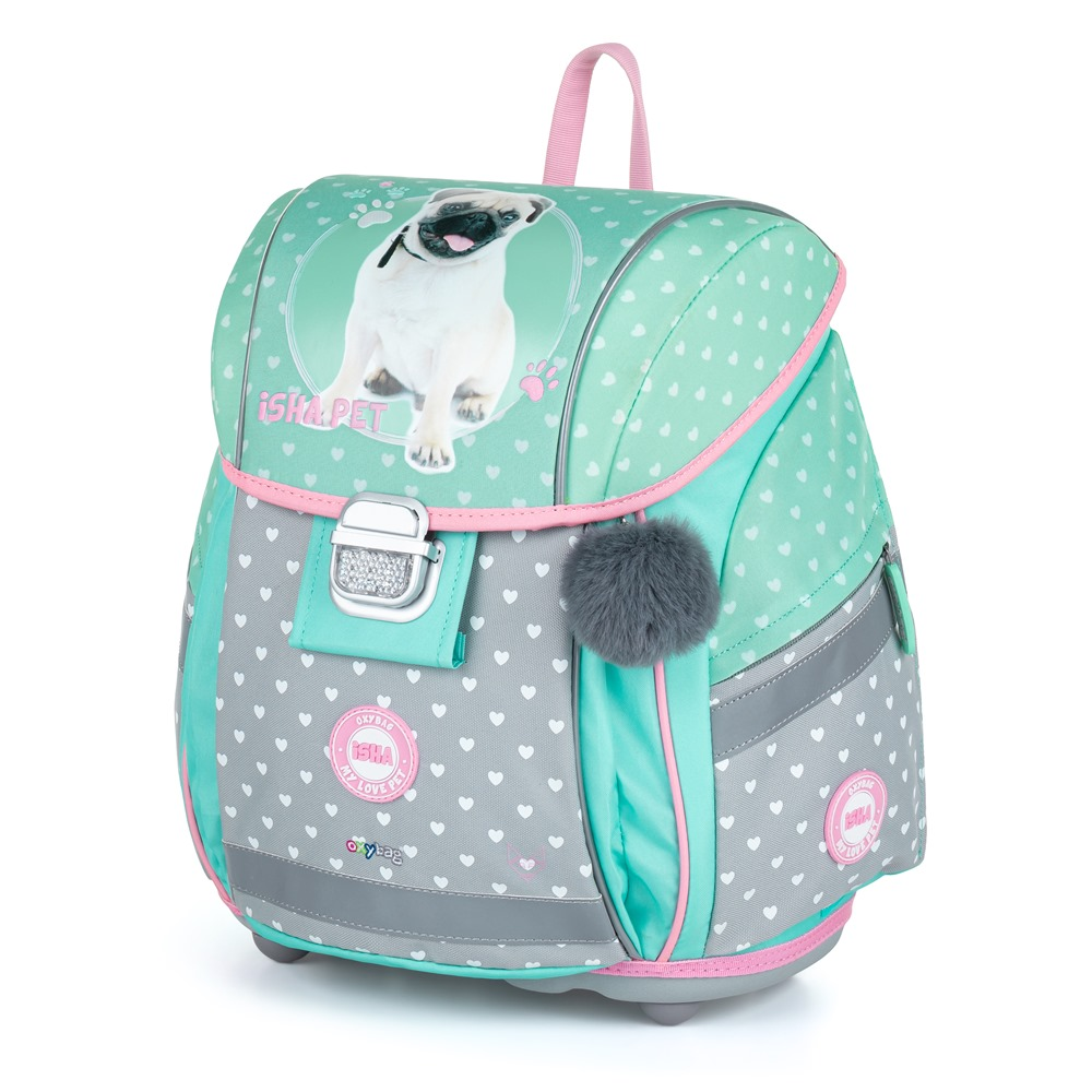 Oxybag Školská taška Premium Light ISHA - My love Pet