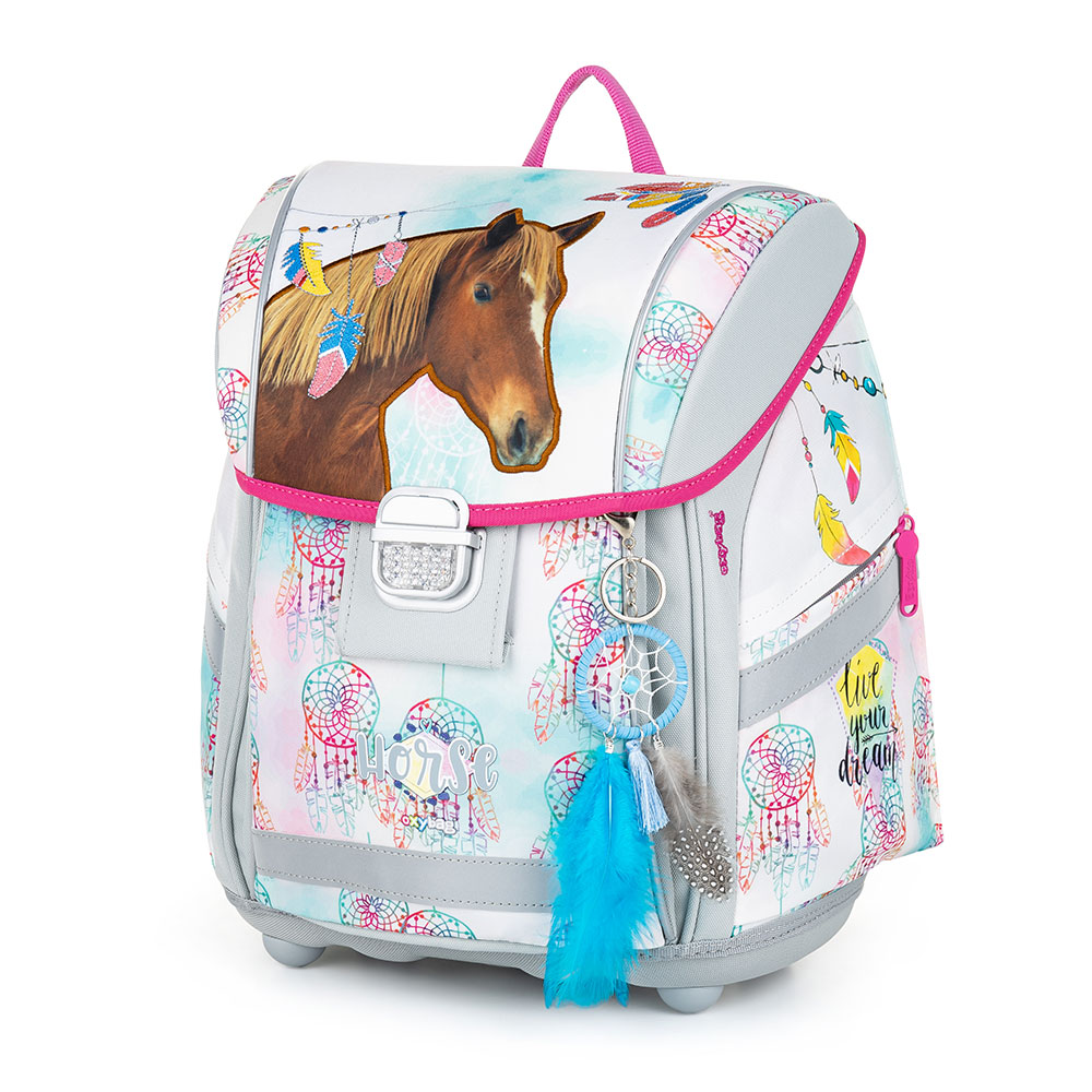 Oxybag Školská taška Premium Light kôň romantic