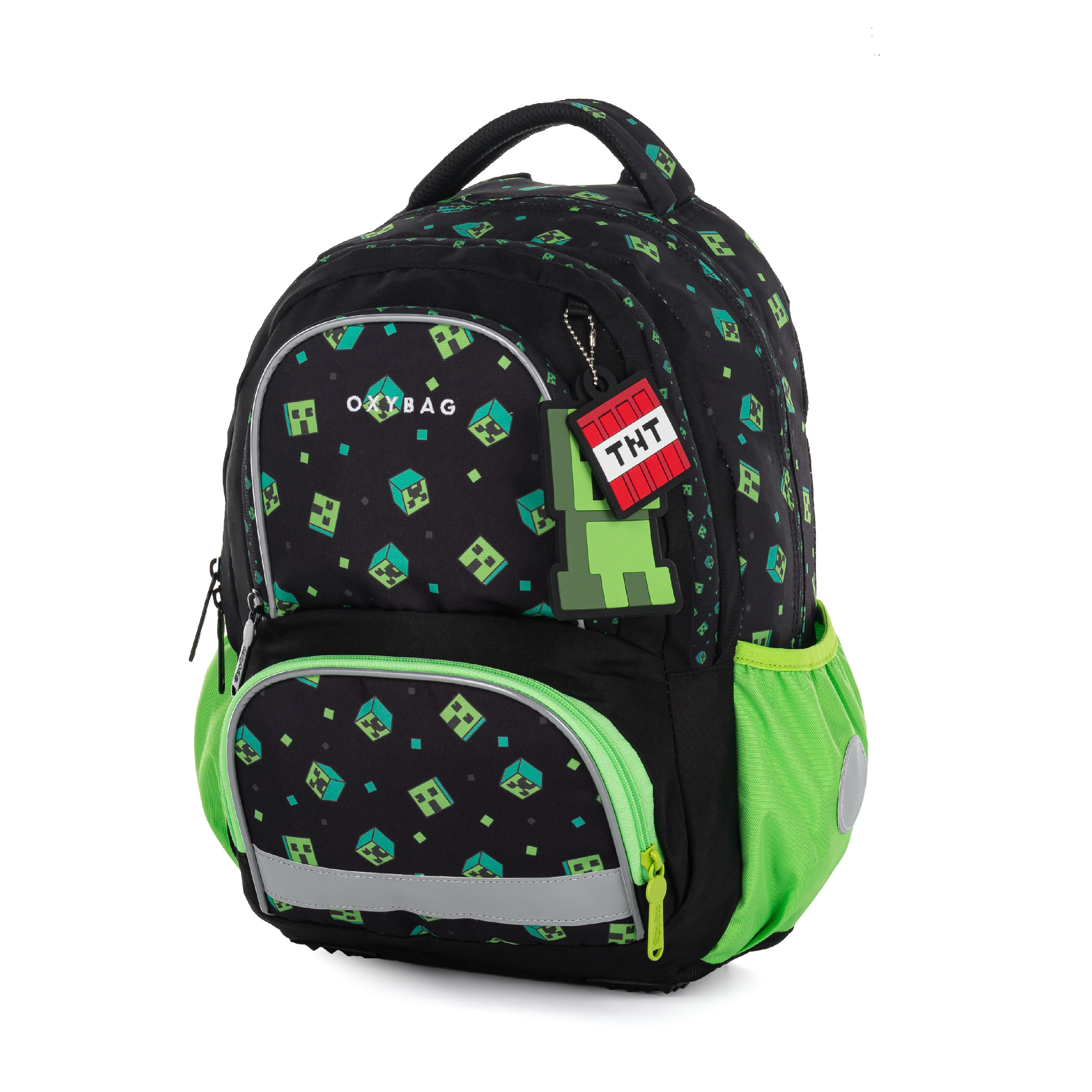 Oxybag Školská taška OXY NEXT Green Cube