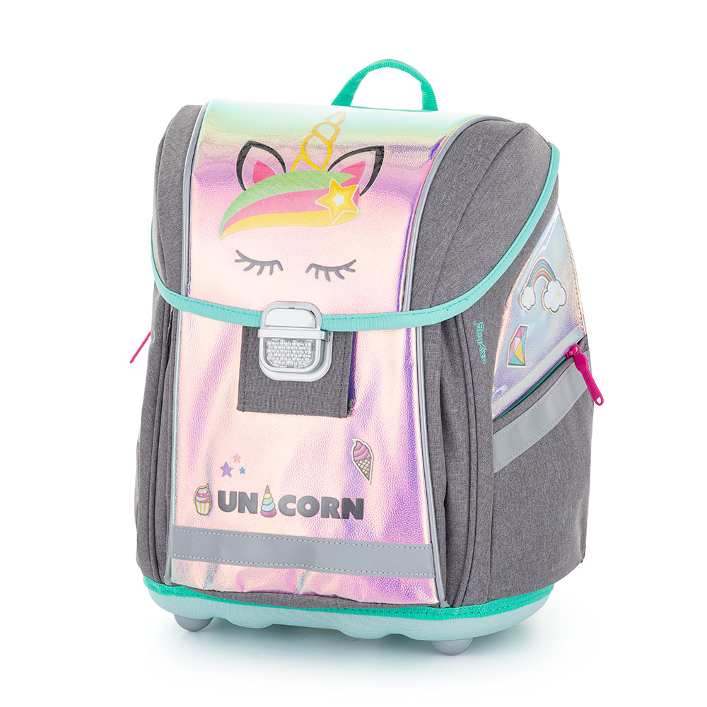 Oxybag Školská taška Premium Light Unicorn iconic