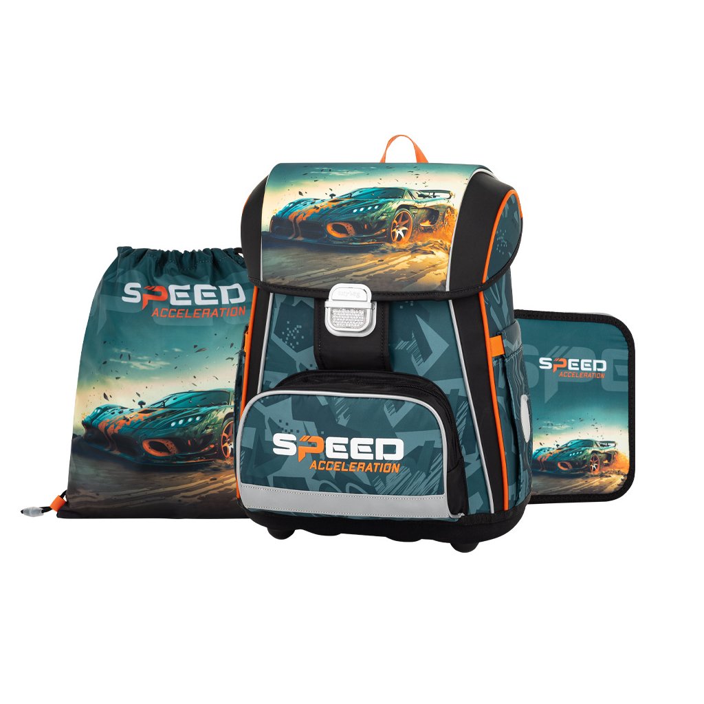 Oxybag Školský set 3-dielny PREMIUM auto
