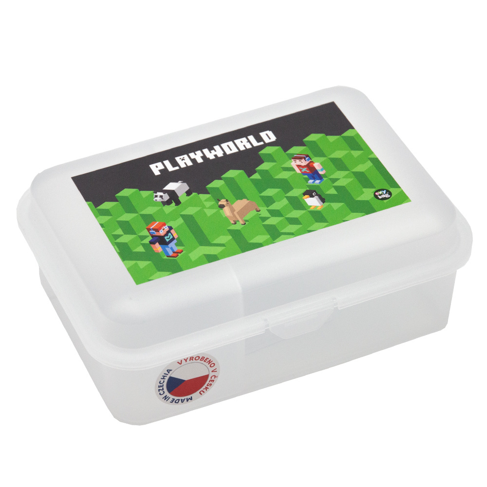 Oxybag Box na desiatu s priehradkou Playworld