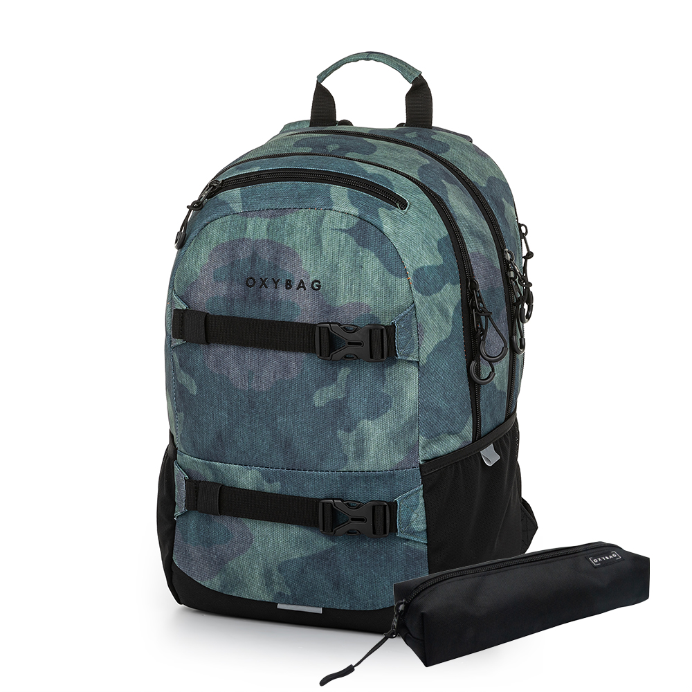 Oxybag Študentský batoh OXY Sport Camo