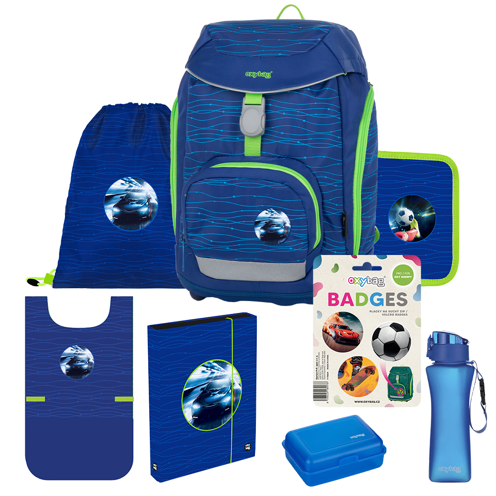 Oxybag Školský set 8-dielny OXY Sherpy Blue