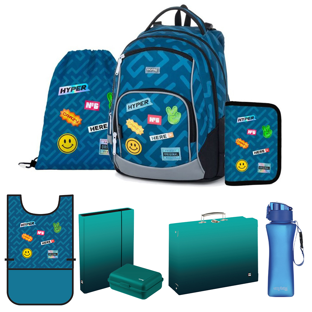 Oxybag Školský set 8-dielny OXY GO Stickers