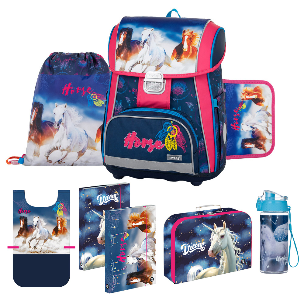Oxybag Školský set 8-dielny PREMIUM COOL Kôň