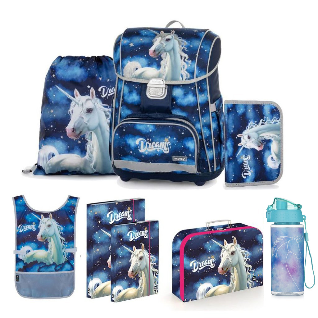 Oxybag Školský set 8-dielny PREMIUM COOL Unicorn 1