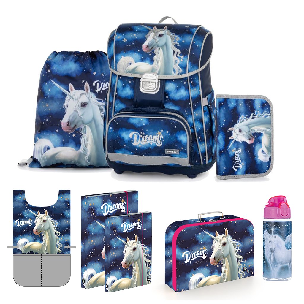 Oxybag Školský set 8-dielny PREMIUM COOL Unicorn 1