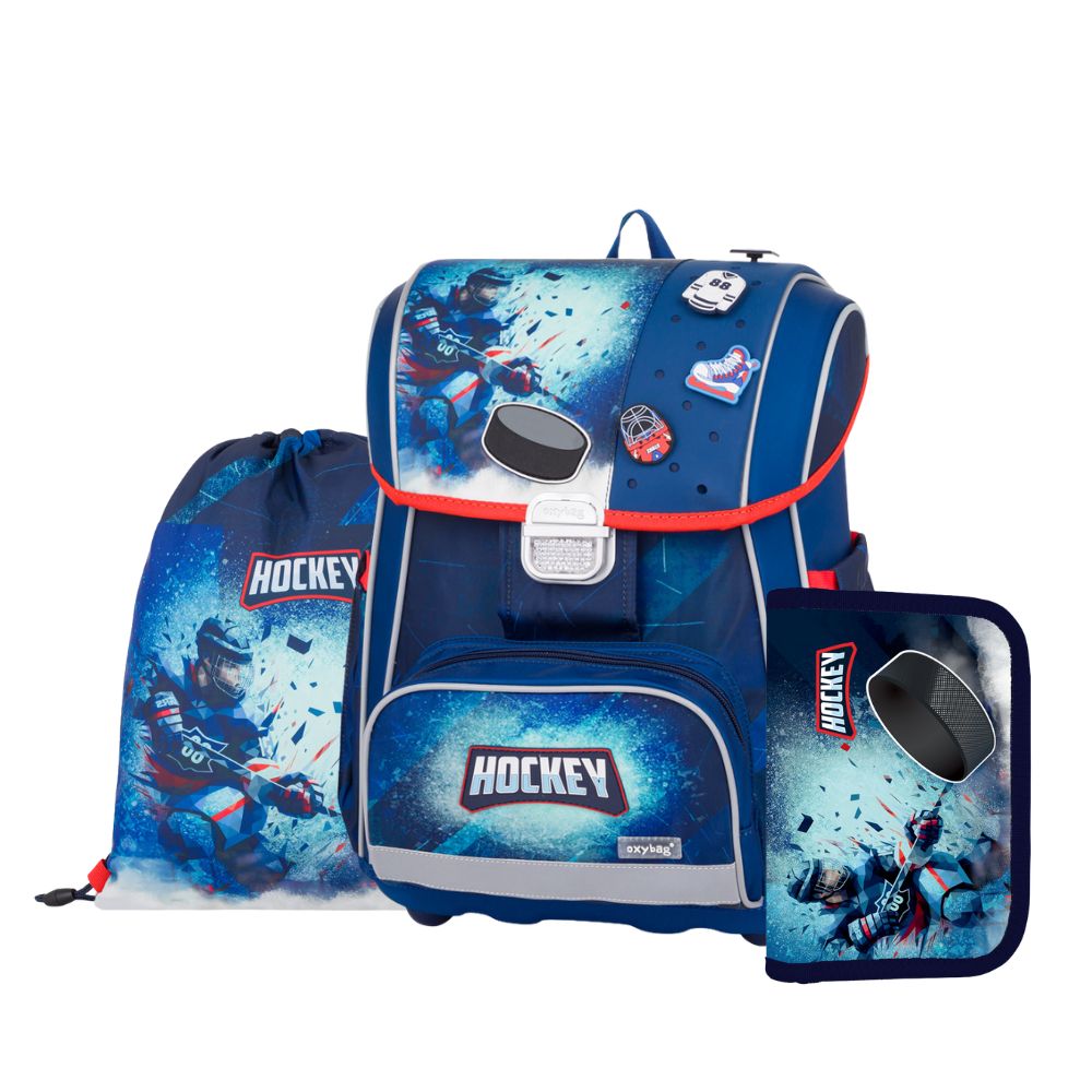 Oxybag Školský set 3-dielny PREMIUM Hokej