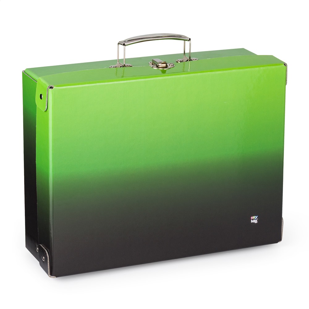 Oxybag Kufrík lamino hranatý A4 OXY NEXT Ombre